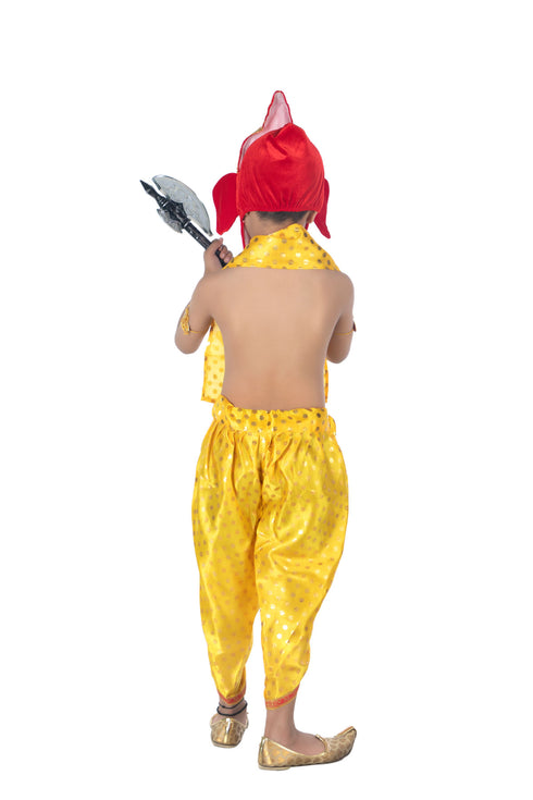 BookMyCostume Shri Ganesha Hindu God Ganesh Chaturthi Role Play Kids & Adults Fancy Dress Costume